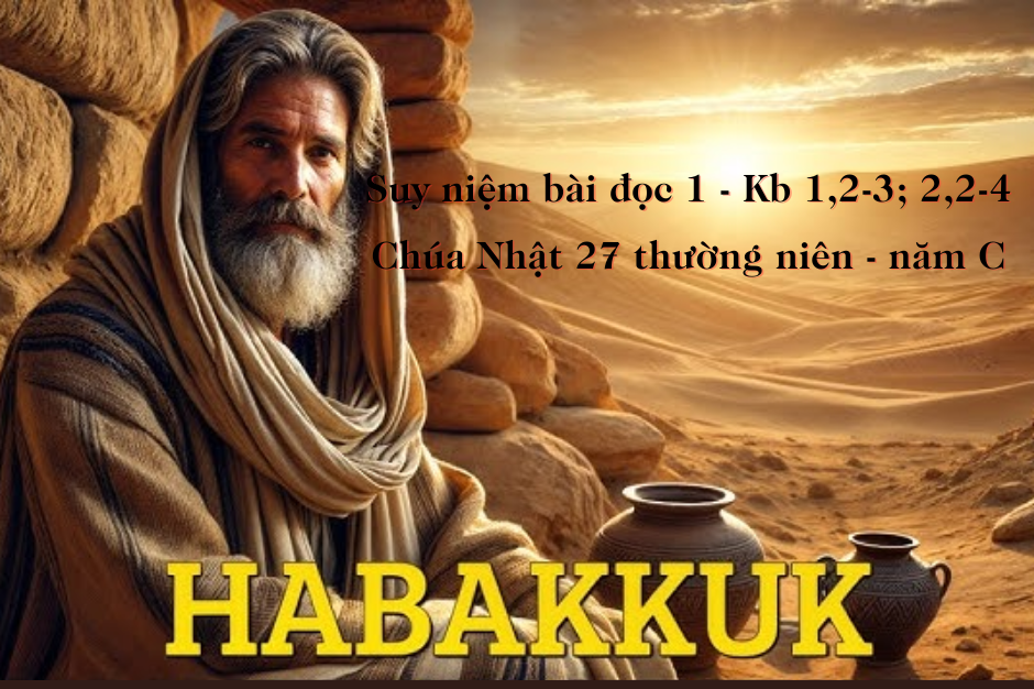 Suy niệm Bài đọc 1 - Chúa Nhật XXVII thường niên năm C - Kb 1,2-3; 2,2-4 - Giữ lòng cậy trông